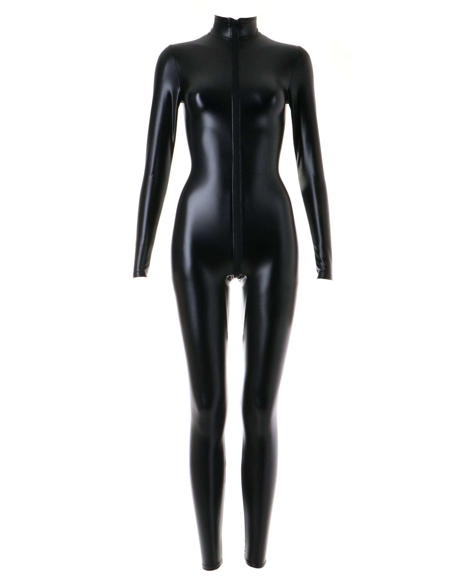 Matte Zip Front Seamless Catsuit – alicetek
