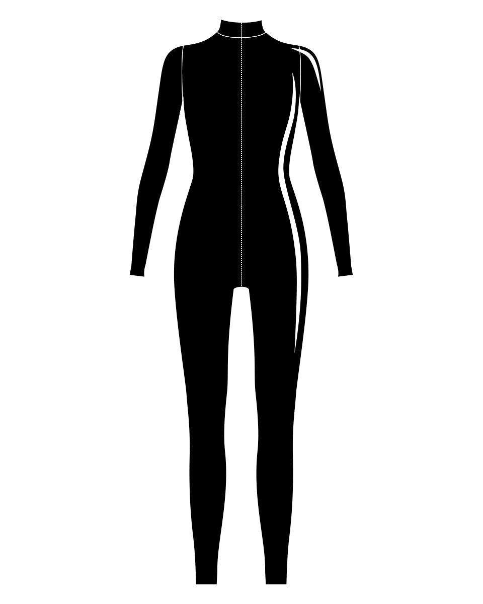 PVC Zip Front Catsuit – alicetek